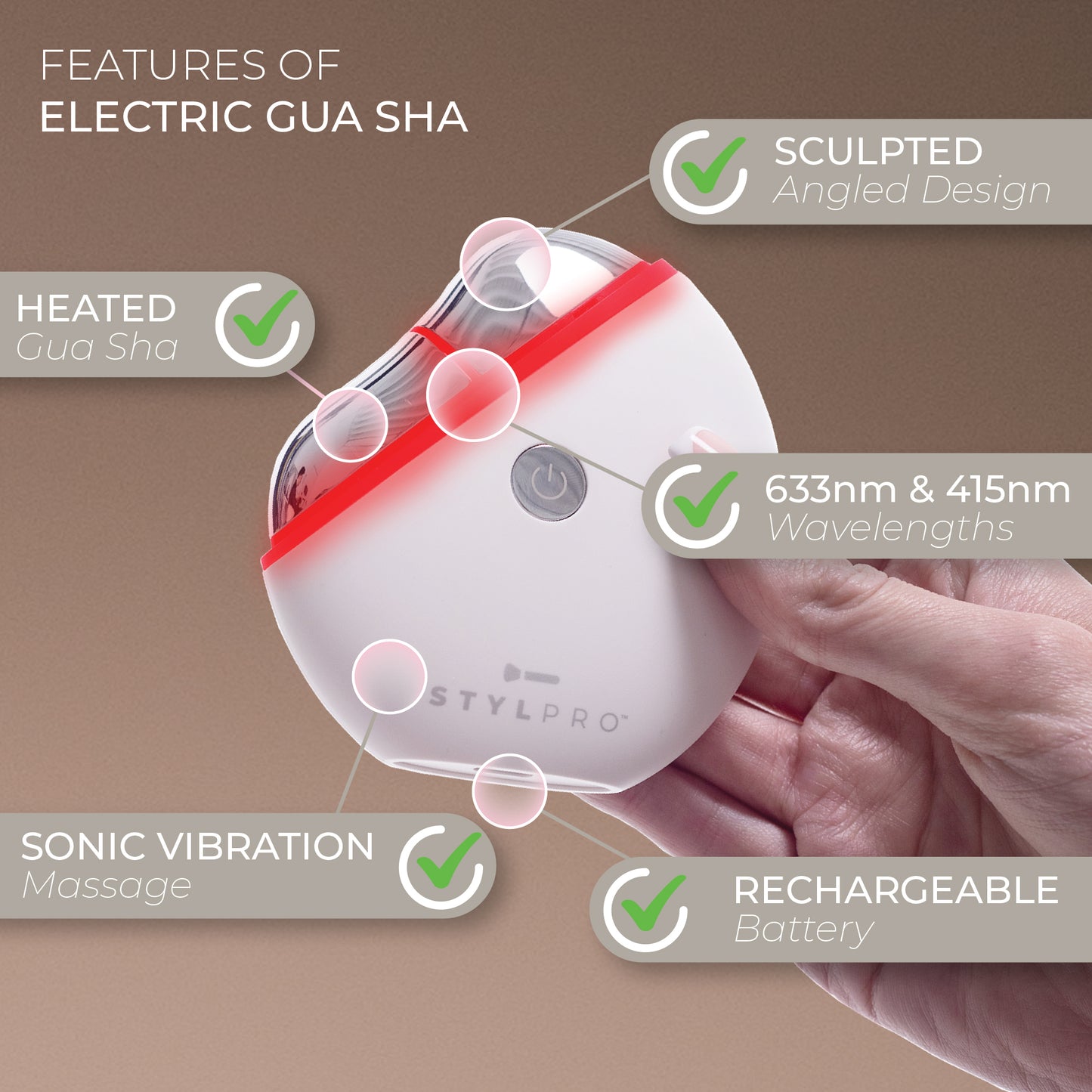 STYLPRO Heated LED Electric Gua Sha